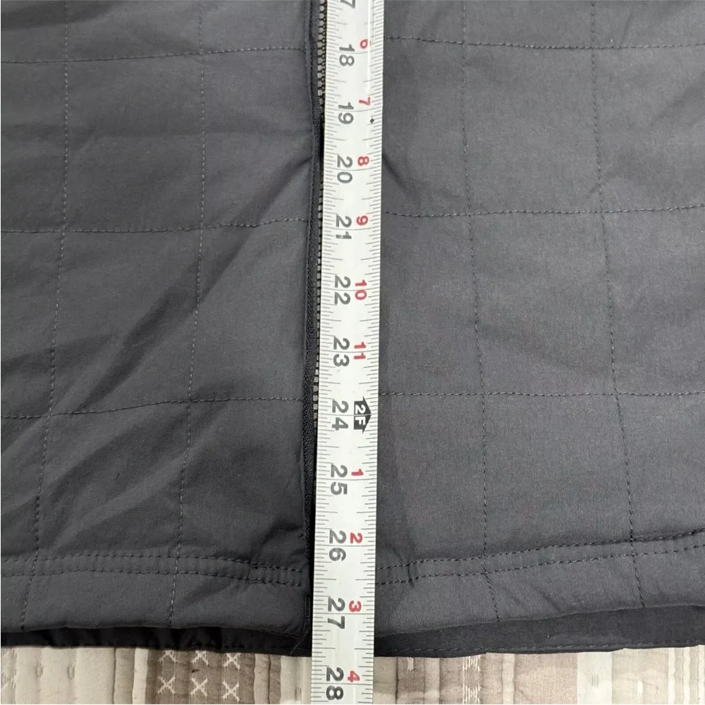 Orvis Gray Quilted Vest with Stand-Up Collar‎